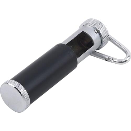 Metal Keyring Storage Box Ash Organizer Smoking Accessories Mini Portable Pocket Cigarette Ashtray Ash Holder Key Chain