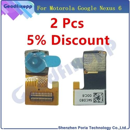 Phone Camera Modules For Motorola Moto Google Nexus 6 XT1100 XT1103 Original Front facing Camera Small Camera Flex Cable Ribbon