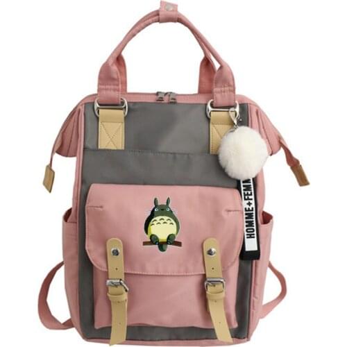 My Neighbor Totoro Nylon Student School Shoulder Bag Cosplay Backpack Laptop Travel Bags Gift