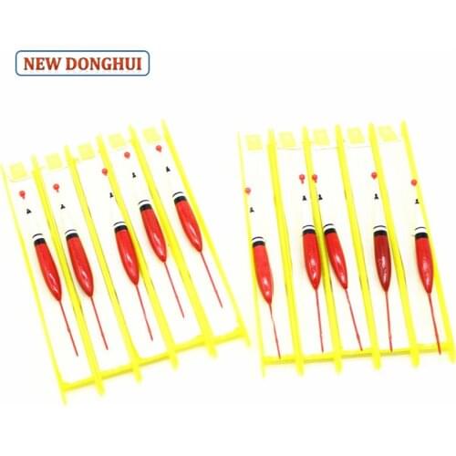 Newdonghui Fishing Float Set Winder Float Ready-Made Rig 5pcs/pack or 10pcs/30pcs/pack Fishing Accessory Tackle 1.5G TP22034