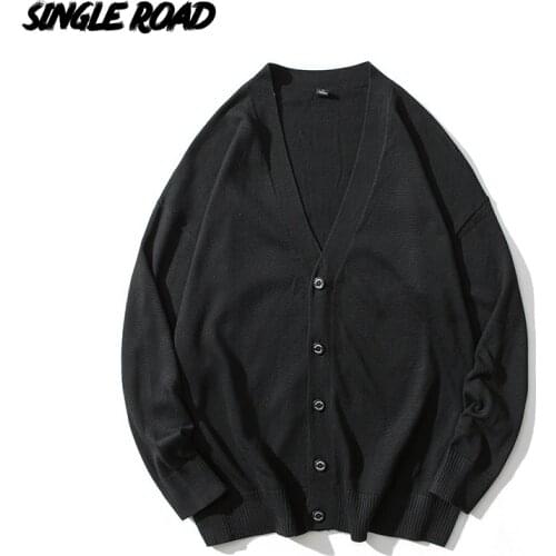 Single Road Men's Knitted Cardigans