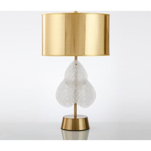 Nordic postmodern minimalist creative personality living room study bedroom designer fabric lampshade table lamp