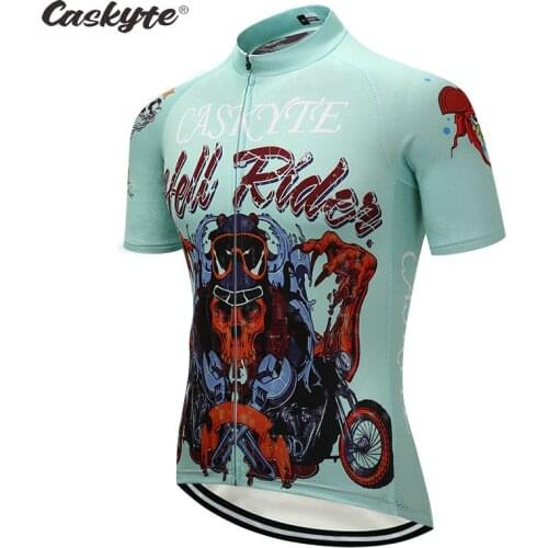 CASKYTE Team Cycling Pockets Women Clothing MTB/ROAD Bicycle Clothes Bike Wear Short Sleeve Quick Dry 3