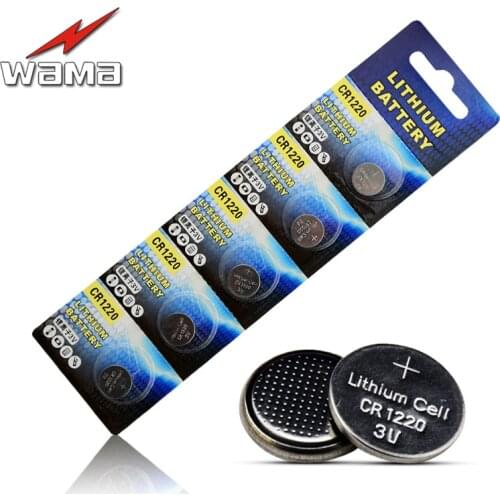20x Wama CR1220 3V Button Cell Batteries DL1220 LM1220 Hand Fidget Spinner Battery Remote Control New