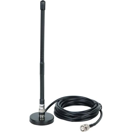 27MHz Antenna CB Radio Antenna Soft Whip Magnetic Base with 4 meters feeder Cable for Midland Uniden Portable Handheld CB Radio