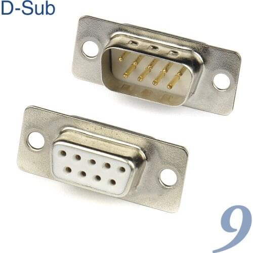 5Pairs Gold Plante 44 Pin ( 37 Pin 26 Pin 25 Pin 15 Pin ) D-SUB HDB44 HDB26 DB37 DB25 DB15 Solder Type Connector Plug Adapter
