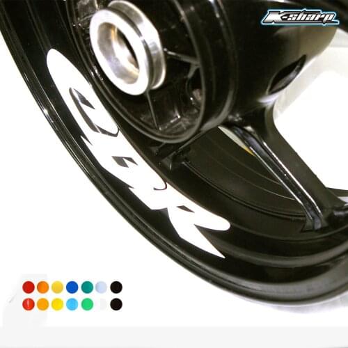 8 X custon inner rim decals wheel reflective sign Stickers stripes FIT HONDA CBR
