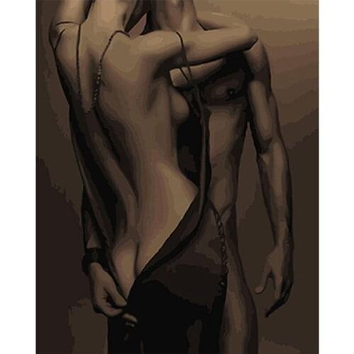 Diy Diamond Painting Sexy Men And Women Full Square/round Diamond Embroidery Mosaic Kit Needlework Cross Stitch Home Decoration