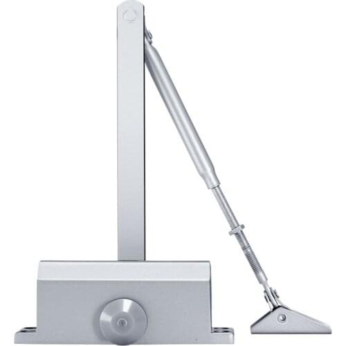 Automatic Door Closer 2 Spring Hydraulic Buffer Adjustable Door Stopper Speed Mute Closing For 25 to 80KG Door Hardware