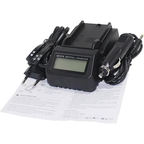 BP-208 Rechargeable Batteries Camera Battery LCD Fast Charger for Canon DC220 DC40 DC50 DC51 DC95 MVX1Si MVX430 camera Wholesale