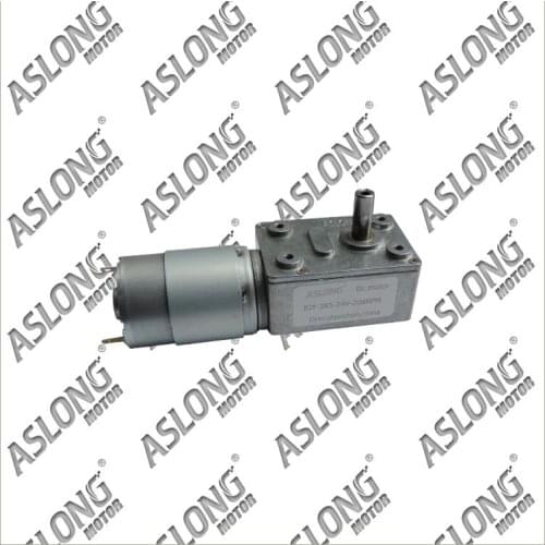 ASLONG JGY385 DC worm gear motor motor 6-24V