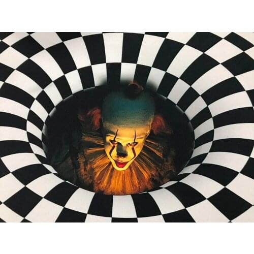 IT Illusion Doormat Halloween Decor Mat Halloween Decorations For Home Party