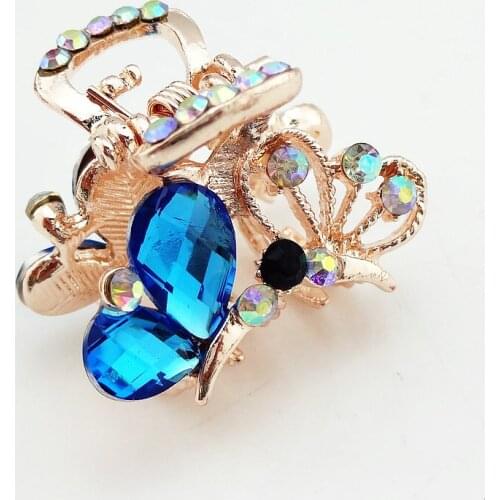 Fb4004 bangs trumpet gripper hairpin hair accessories fashion rhinestone tiara mini hairpin