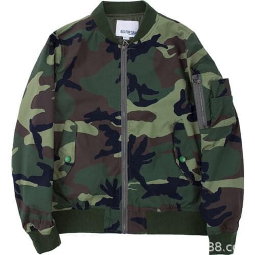 Unisex Camouflage Bomber Jacket Men Women Army MA1 Flight Coats Mens Military Jakets Boy Streetwear 2021 Autumn Hiphop Top