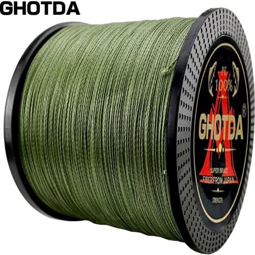 GHOTDA 300M 500M 1000M 8 Strands10-80LB PE Braided Fishing Wire Multifilament Super Strong Fishing Line Japan Multic