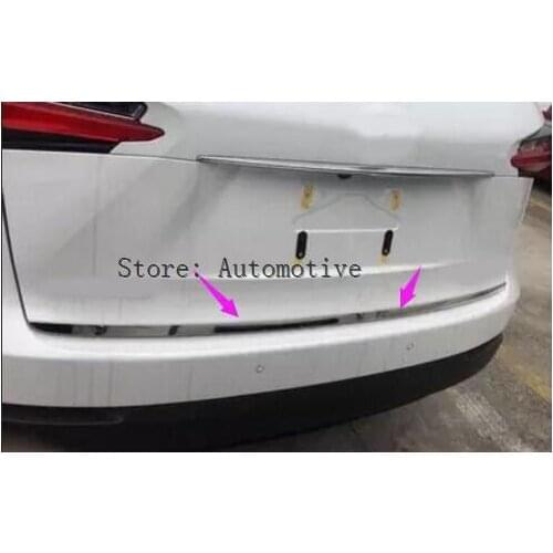 Fit For LEXUS NX 200t 300h 2015 2016 2017 Chrome Rear Trunk Accent Cover Tail gate Trim Back Boot Door Handle Moulding