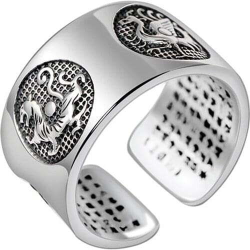 New God beast opening adjustable ring retro charm holy religious jewelry new sun ring jewelry