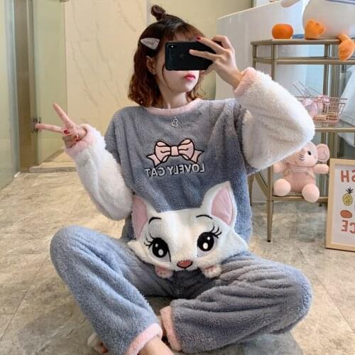 RolinBee Womens Plush Pajamas