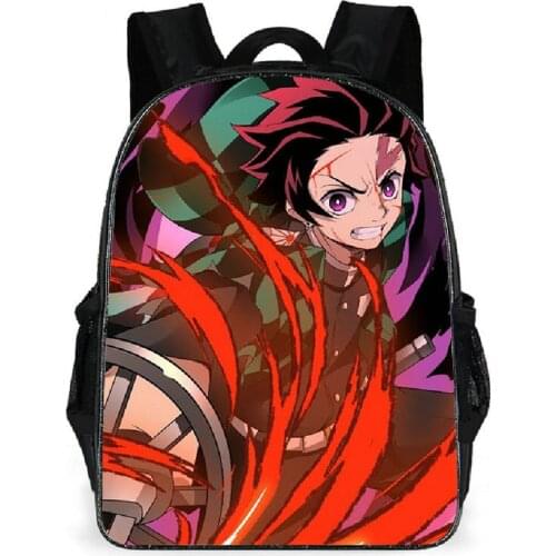 New Anime Demon Slayer Kimetsuno Yaiba Backpack Multi-pocket Boys&Girls School Bag For teenage Girls Mochila Mujer