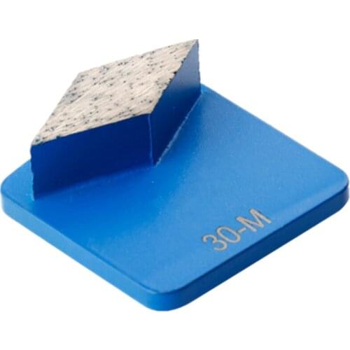 CT78 Single Rhombus Grinding Bar Redi Lock Concrete Grinding Wheel Floor Renovate Tools Hus-qvarna Diamond Grinding Shoes 12PCS