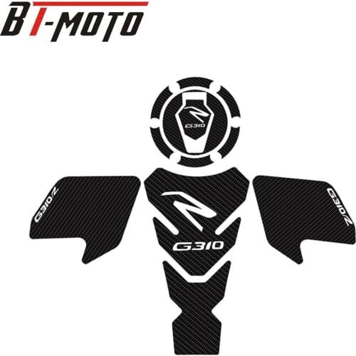 Motorcycle Real Tank Pad Gas Fuel Sticker Moto Decal Emblem Protector FOR BMW G310R G310GS G310 R G310 GS
