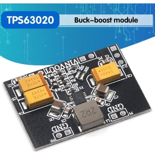 TPS63020 Automatic Buck-boost Step up Down Power Supply Module 2.5V 3.3V 4.2V 5V Lithium Battery Low Ripple Voltage Converter