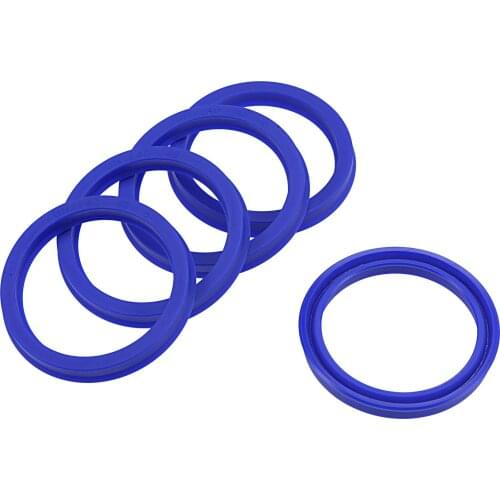 Uxcell UN Radial Shaft Seal 40mm ID x 48mm OD x 6mm Width PU Oil Seal, Blue Pack of 5