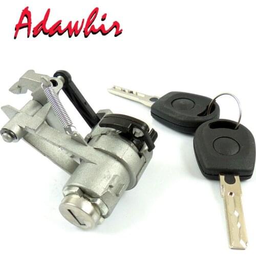 1J6827297G Tailgate Rear Outer Door Lock with 2 Keys for GOLF IV Lupo Seat Arosa 1997-2006