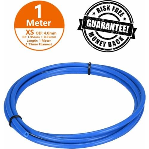 1M Bowden PTFE Tubing Premium PTFE Tube for 1.75mm Filament PLA ABS 3D Printer Blue Tubes