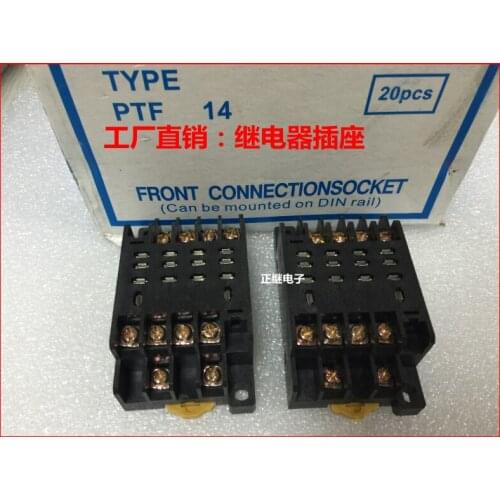 2pcs/lot Relay base PTF14A for LY4NJ