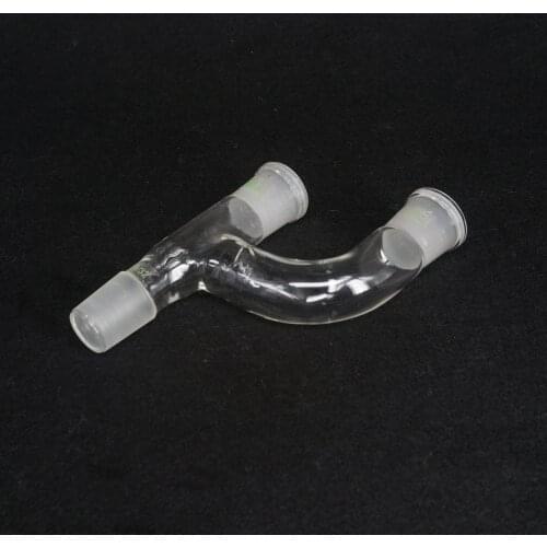 29/32 Joint Three Way Distillation Head Adapter Lab Glass Connector Tube