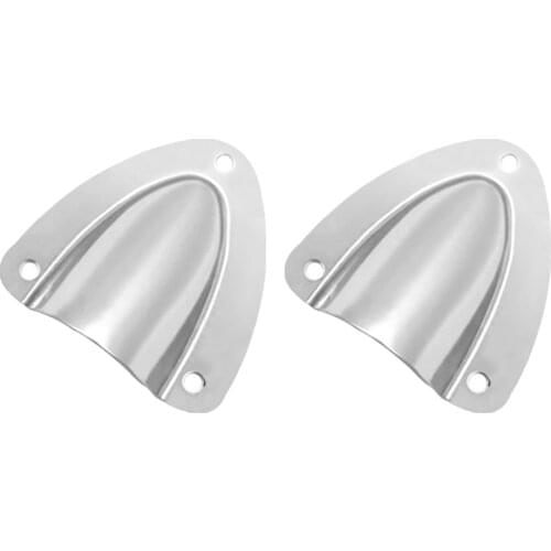 2x Clam Shell Cable Vent Cover For Boat Builders 1.54x1.77