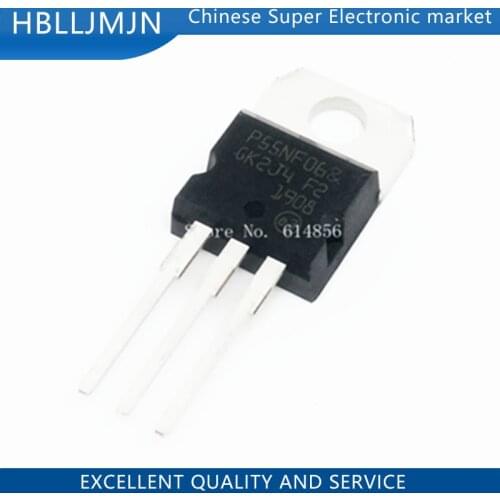 50PCS STP55NF06 P55NF06 TO-220