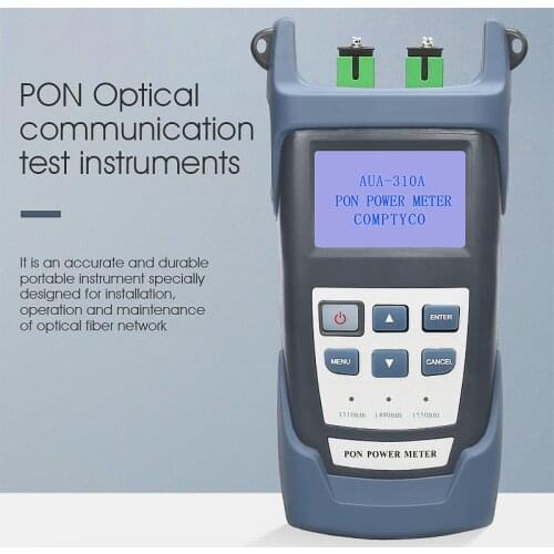 AUA-310A/U Fiber Optical PON Power Meter FTTX/ONT/OLT 1310/1490/1550nm Handheld