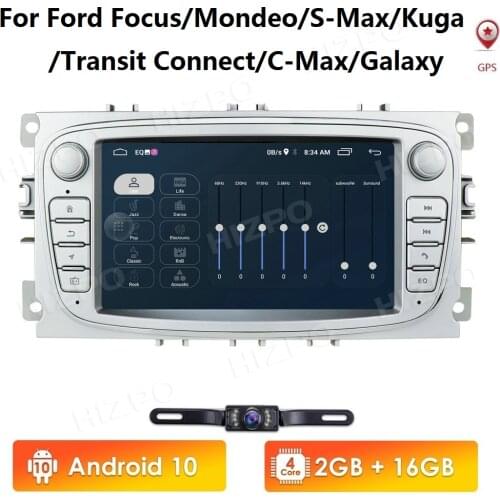 AutoRadio Android 2din HeadUnit For Ford/Focus/S-Max/Mondeo 9/GalaxyC-Max Car Radio Multimedia Video Player GPSNavigation 4GWIFI