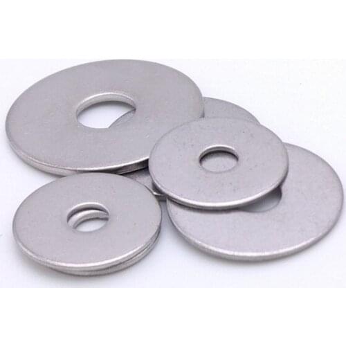 304 stainless steel large flat gasket M12 M14 * diameter 16 18 20 24 28 30 37 44 50 * thickness0.5 0.8 1 2 2.5 3 4 6
