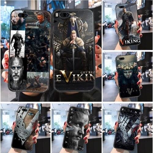 Vikings TV logo Phone case For Xiaomi Mi Max Note 3 A2 A3 8 9 9T 10 Lite Pro Ultra Frosted black tpu back luxury bumper soft