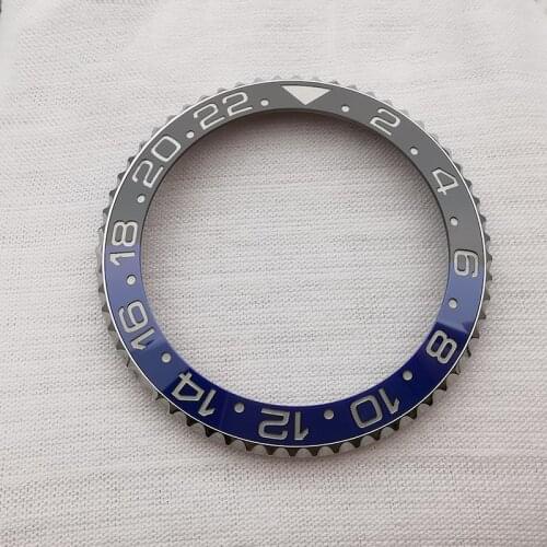Black and Blue Color Ceramic Bezel For RLX Watch GMT 116710, Watch Parts, Watch Accessories