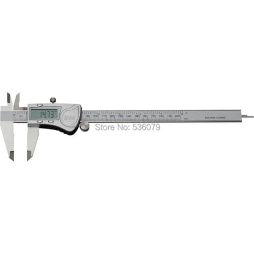 0-300mm/0-12" best quality digital caliper in China, IP54 guard lever, made by Chinese military supply factory, use for industry