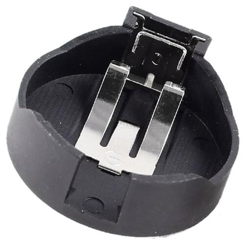 Wholesale5pcs*2 Pcs CR2450 Coin Cell Button Battery Socket Holder Case 2 Pins Black