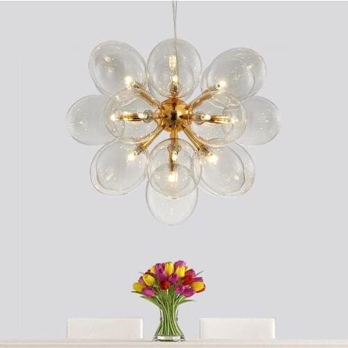Diameter 62cm Post Modern 19 Light Dia62cm Led G4 Pendant Chandelier Dandelion Clear Plate Chrome / Gold Led Chandelier