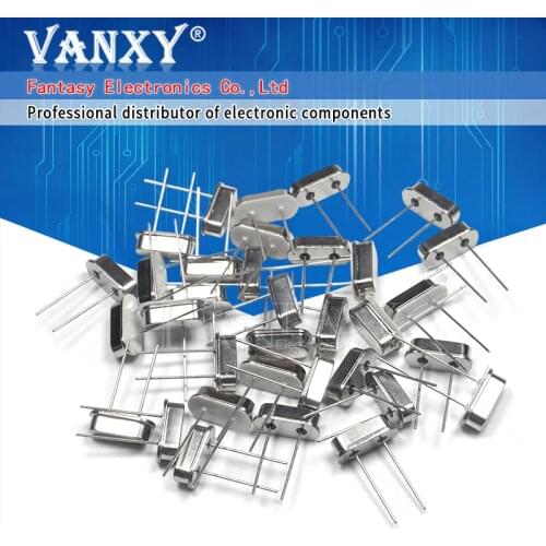 200PCS 4Mhz 6Mhz 8Mhz 12Mhz 16Mhz 20Mhz 24Mhz 32.768K 2*6 32.768K 3*8 Quartz Crystal Resonator Passive Oscillator HC 49S