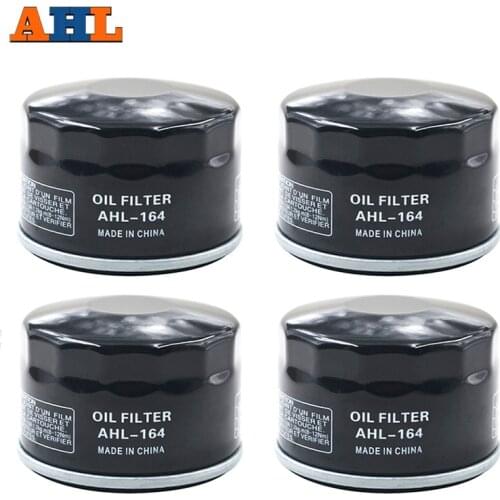 4PCS AHL Motorcycle Parts Oil Filter For BMW F650GS F700GS F750GS F800GS ADVENTURE F800R F800ST HP2 ENDURO SPORT C600 C650GT 647