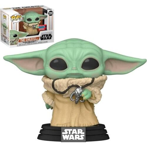 Cute Star Wars Mandalorians Baby Yoda Dolls Action Figure Model Key buckle decorate For Collection Childrens toy gifts