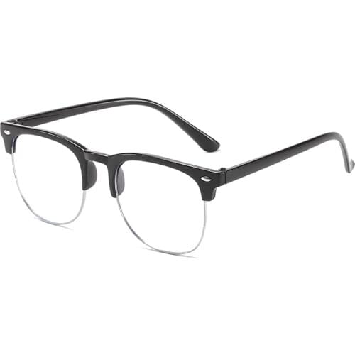 Fashion Half-frame Children Glasses Boy Girl Game Reading Computer Protective Goggle Plain Kids Round Anti Blue Light Eyewear