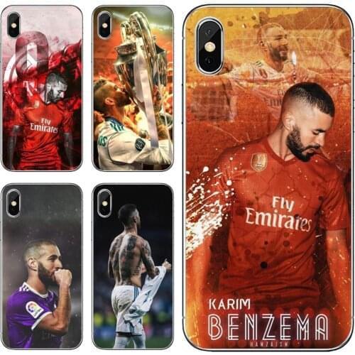 For Xiaomi mi Redmi Note 3 4 4X 5 6 7 8 8t 9 9s 9t 10 pro lite Soft Cases Cover Karim-Benzema