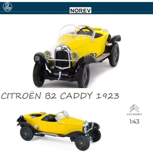 NEW NORrEV 1/43 Scale CITROËN B2 CADDY 1923 - YELLOW Diecast Toys Cars Model for collection gift
