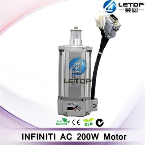 Original!!!INFINITI solvent printer AC motor 200w for inkjet printer motor for AMT602V36-1000
