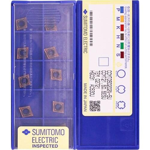 Original CNC Inserts Carbide CCMT0602/AC820PAC530UAC630M For Blade Processing