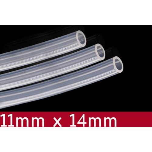 Transparent Flexible Silicone Tube ID 11mm x 14mm OD Food Grade Non-toxic Drink Water Rubber Hose Milk Beer Soft Pipe Connect